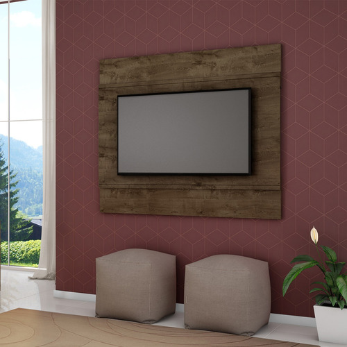 Painel Bali Para Tv De 42 Polegadas - Madeira Rústica