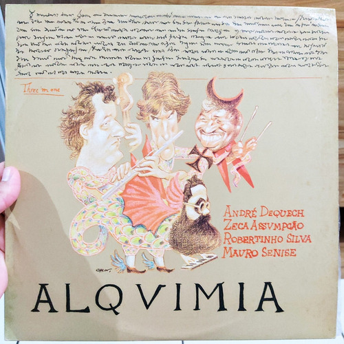 Imagem 1 de 4 de Lp Alquimia Mauro Senise André Dequech Robertinho Silva Zeca