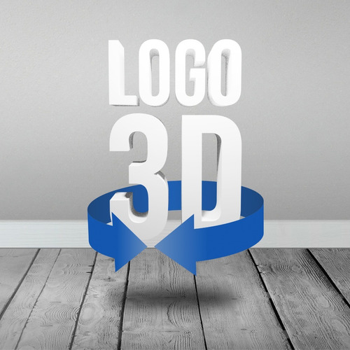 Logotipo 3d Em Realidade Aumentada Marca Filtro Stories Live