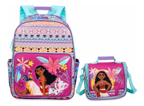 Mochila Con Lonchera Para Niña J World Mini Organizadores - SQbags