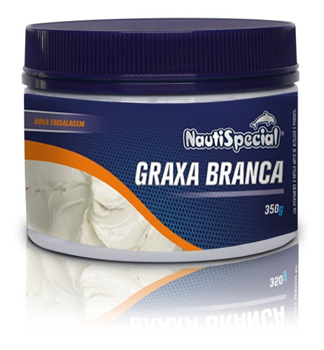 Graxa Náutica Branca Anticorrosiva E Marítima 350g Nacional 