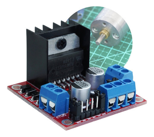 Driver Motor Ponte P/ Projeto Arduino Hdupla L298n Automação