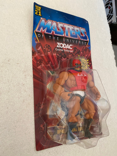 Zodac Cosmic Enforcer Motu Origins Retro Zodak Unpunch Card (Usado)
