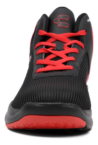 Tenis Deportivos Hombre Charly Entrenamiento 1038119 Negro/rojo