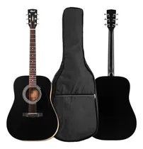 Comprar Guitarra Electroacustica Cort Ad810e Negra Afinador + Funda