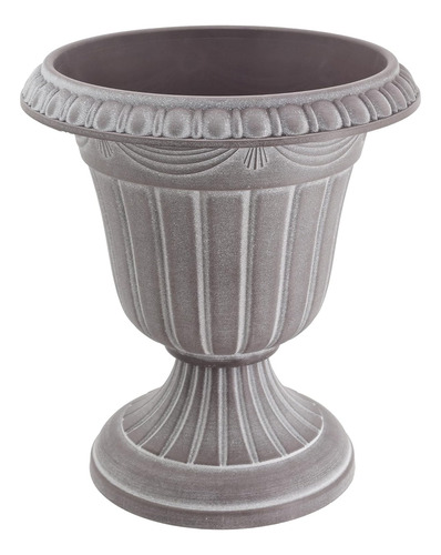 Maceta Clásica 15x13 Plástico Blanquecino Para Interiores Y