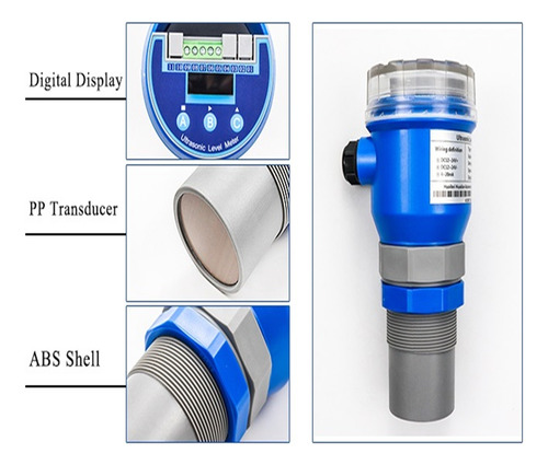 Medidor De Nivel De Tanque De Agua Ultrasónico, Rango De