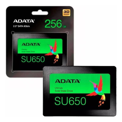 Disco Solido Ssd Adata 256gb Su650 520/450mbps 3d Nand 2.5