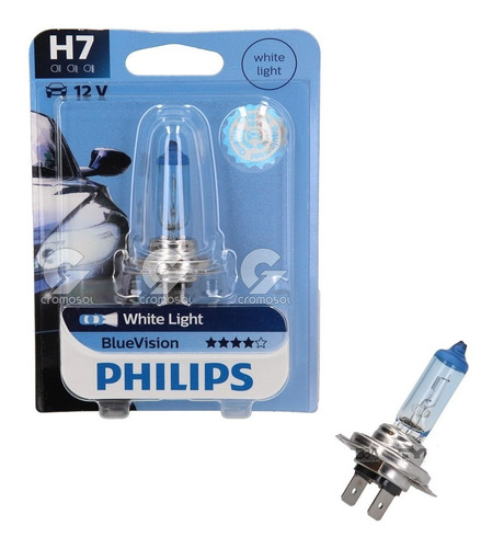 Lampara Phlips H7 (12972) 12v 55w Px26d Blue Vision