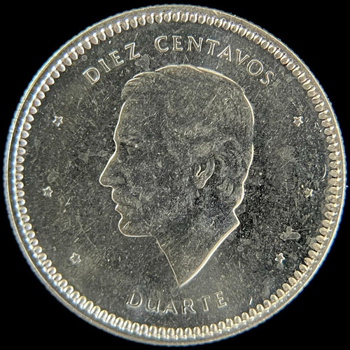 Republica Dominicana, 10 Centavos, 1986. Sin Circular