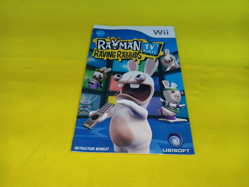 Manual Original Rayman Raving Rabbids Tv Party Wii