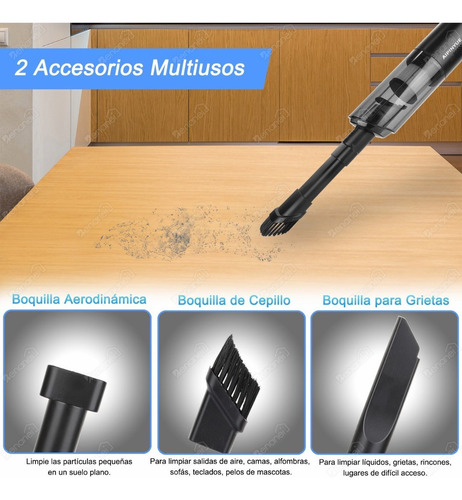 Mini Aspiradora Portátil De Mano Inalámbrica Para Hogar