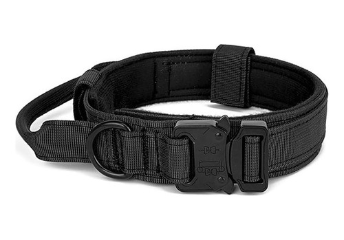 Collar Para Perro, Collar Táctico Color Negro, Tipo K9