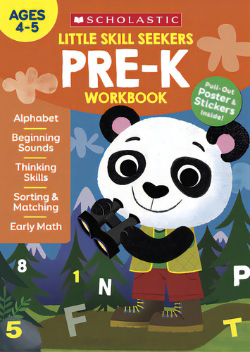 Little Skill Seekers: Pre-k Workbook, De Scholastic. Editorial Scholastic Teaching Res, Tapa Blanda En Inglés