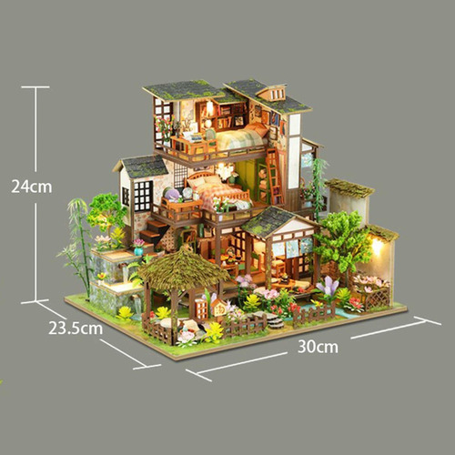 Casa De Muñecas Diy Miniatura Mini Casa Hecha A Mano Modelo