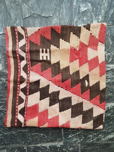 Funda Para Almohadon De Kilim Turco Antiguo 40x40cm 