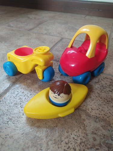 Carro, Moto Y Canoa, Fisher Price