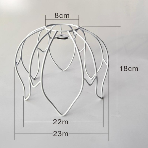 Cubierta De Lámpara Jaula De Luz Colgante B 23cmx18cmx8cm