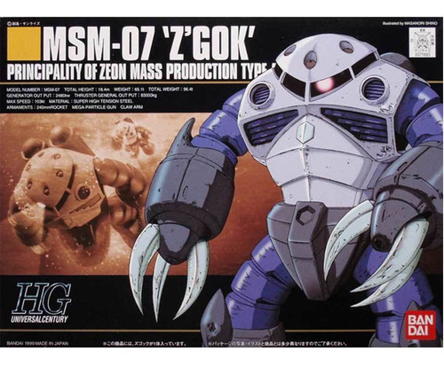 Gundam Hg #06 Z'gok Msm-07 1/144