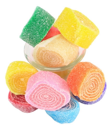 Gomitas De Rollo De Colores Y Sabores Frutales 1 Kilo