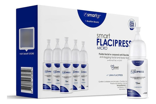 Smart Flacipress Micro Flacidez Cutânea 1 Monodose De 5 Ml