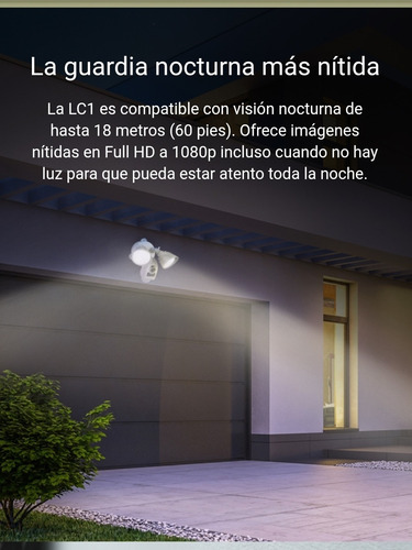 Camara Reflector Ip Wifi Para Exteriores 2mp Ezviz Lc1