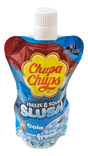 Raspadinha Chupa Chups Freeze Squeeze Slush Cola 250g