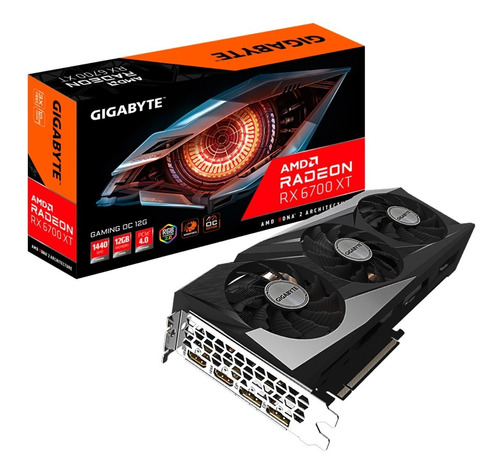 Placa Video Amd Radeon Rx 6700 Xt Gaming Oc 12g Hdmi Dp