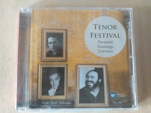 Cd Tenor Festivalpavarotti - Domingo - Carreras