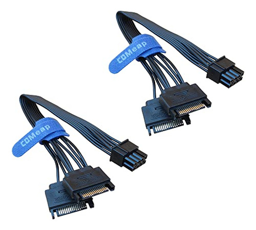 Adaptador De Gpu Comeap (paquete De 2) De 8 Pines (6+2) Pcie