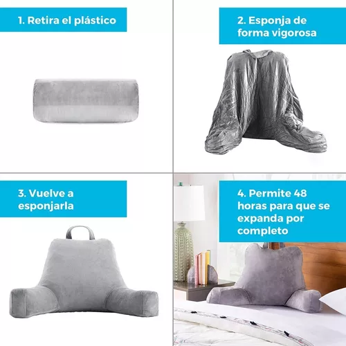 Cojín suave y cómodo para descanso de cama, almohada de lectura