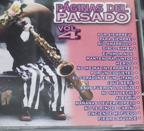 Paginas Del Pasado Vol 4 Rock  Cd