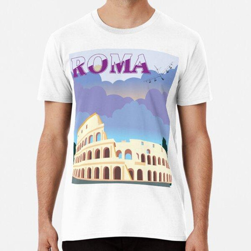 Remera   World Amazing Vintage Travel Cites-roma Italia Algo