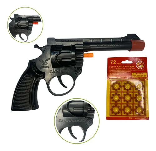 comprar Revolver Espoleta Parafusado Reforcado Gira Tambor 5 Cartela