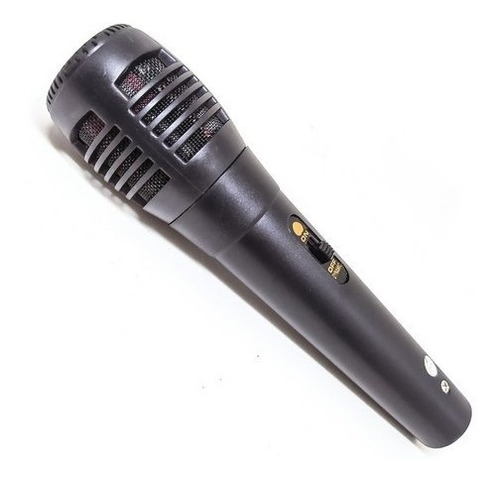 Microfone Profissional Karaokê Cabo P10 Com Fio 3m Gt-m001