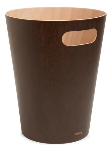 Papelera Espresso 9l Woodrow - Umbra