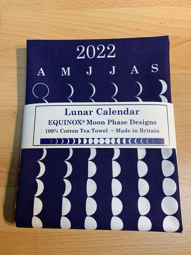 Equinox Toalla Te Fase Lunar 100% Algodon Hermoso Diseño