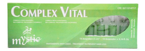 Kleravitex Mystic Complex - Ampollas Vitales Para Pérdida .