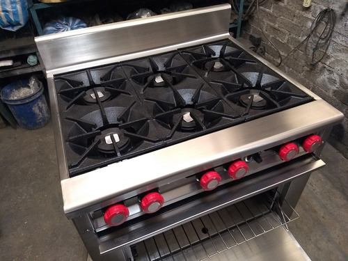 Estufa De 6 Quemadores Con Horno Eiser