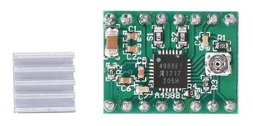 Imagen 5 de 7 de Driver Stepper Motor A4988 Disipador Reprap Ramps 3d Printer