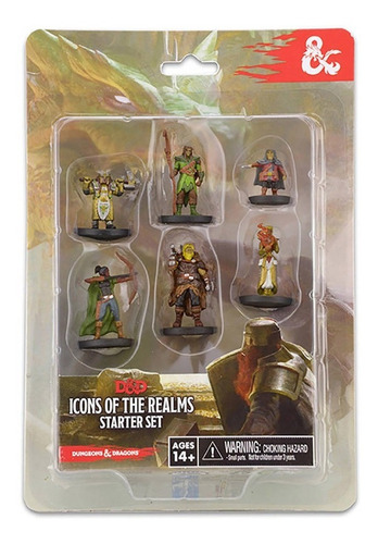 Set De 6  Figuras De Acción Wizkids Calabozos Y Dragones