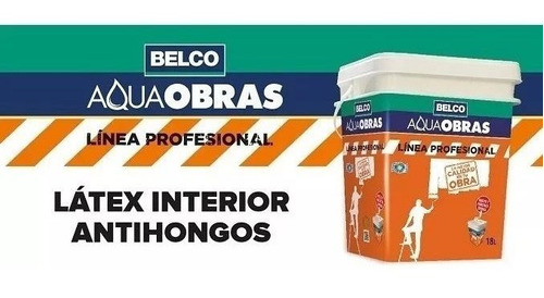 Belco Aqua Látex Interior Obra Antihongos 3.6 L - Ynter Indu