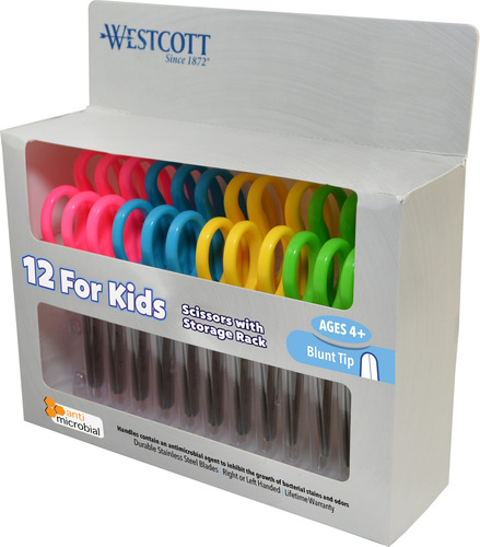 Tijeras Westcott 14871 Para Niños De 4 A 8 Años, Punta Roma,
