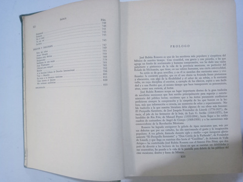 Libro Obras Completas / José Rubén Romero (Usado)