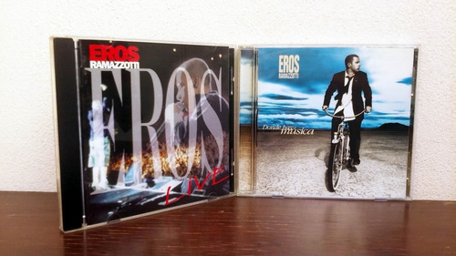 Eros Ramazzotti - Eros Live + Donde Hay Musica * Lote 2 Cd 