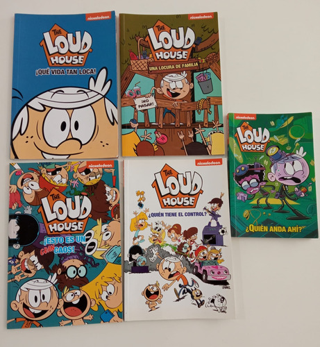 Lote 5 Libros Loud House The Nickelodeon Vida Loca Caos Cont