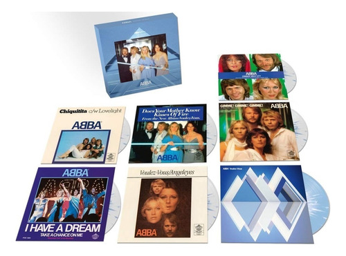 Abba Vaulez-vous  The Singles - 7 Lp 7 Color Disc 