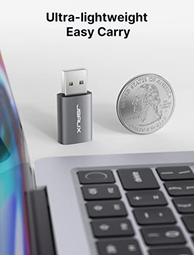 Paquete De 2 Adaptadores De Audio Usb A Conector De 3,5 Mm,