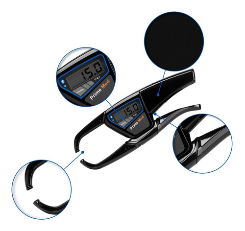 Imagem 3 de 5 de Adipômetro Digital Prime Connect Bluetooth