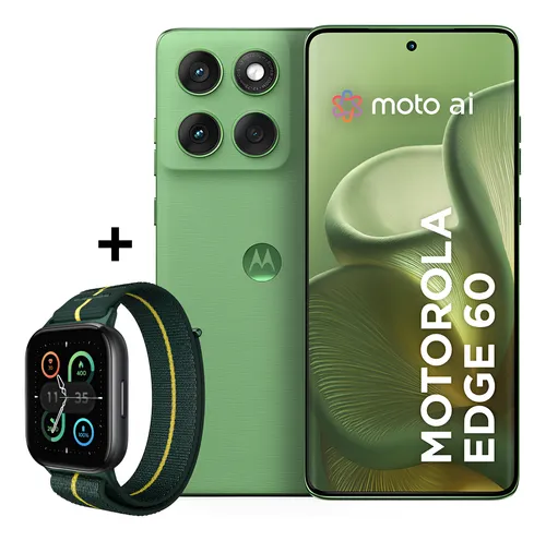 Kit Motorola: Smartphone Edge 60 5g 512gb 24gb Tela Quad-curve Verde +...